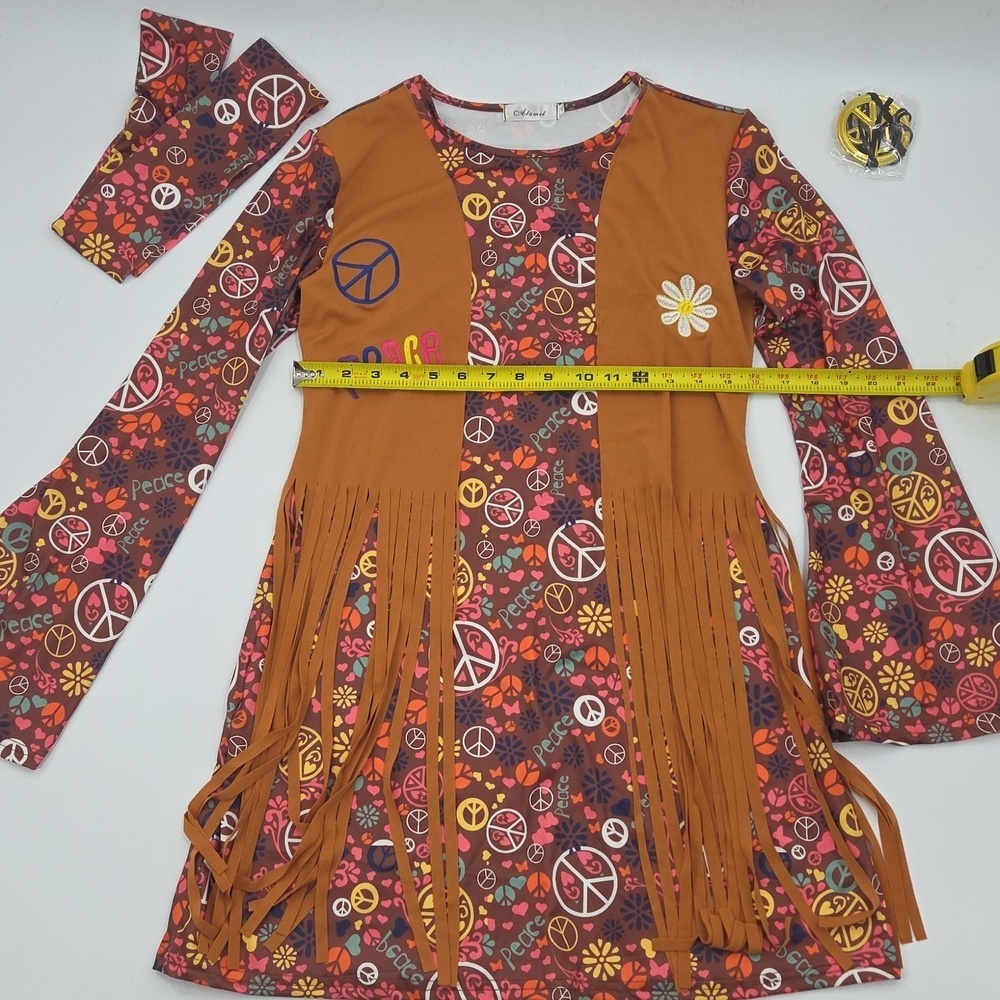 Flower Child Hippie Costume NWOT - Picture 13 of 16